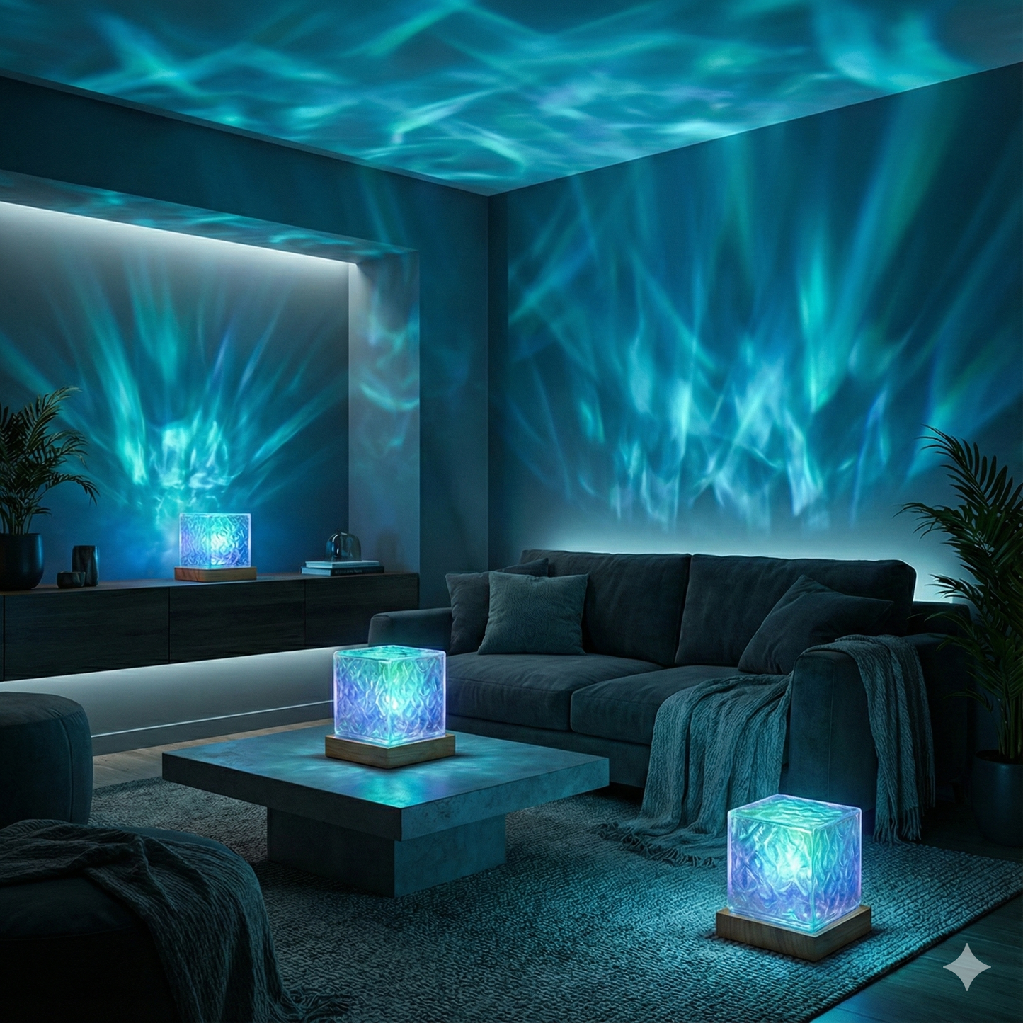 LAMPARÁ DE AURORA BOREAL - Transforma tu espacio en un lugar de ensueño