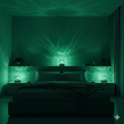 LAMPARÁ DE AURORA BOREAL - Transforma tu espacio en un lugar de ensueño