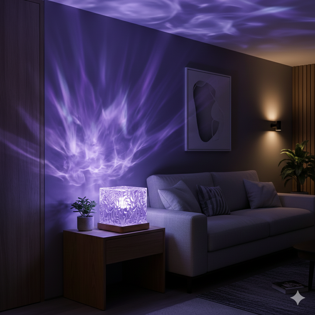 LAMPARÁ DE AURORA BOREAL - Transforma tu espacio en un lugar de ensueño